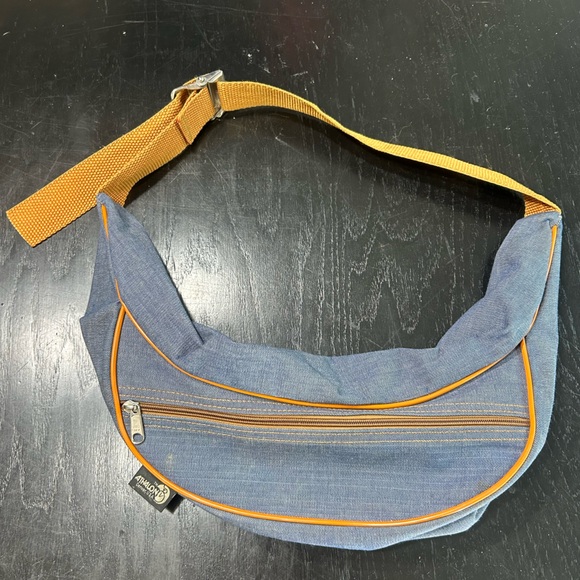 athalon blue Orange Belt Bag with the Adjustable Strap ski detail on bottom - Picture 1 of 7
